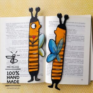 Zakładka do książki długa pszczółka