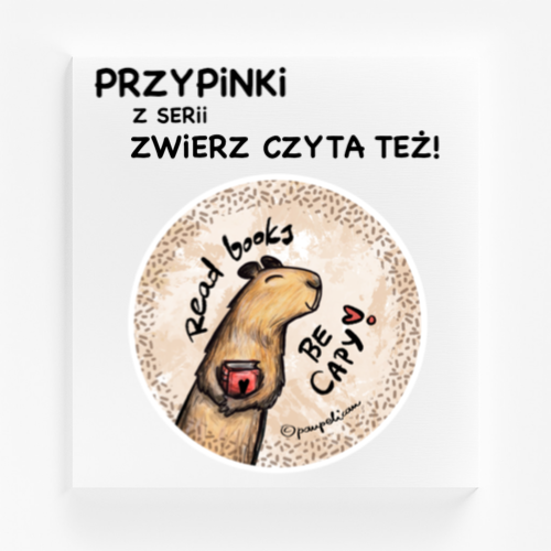 Przypinki Zwierz czyta też!