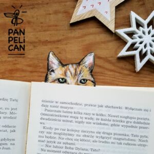 Zakładka do książki kot kuka z ksiązki