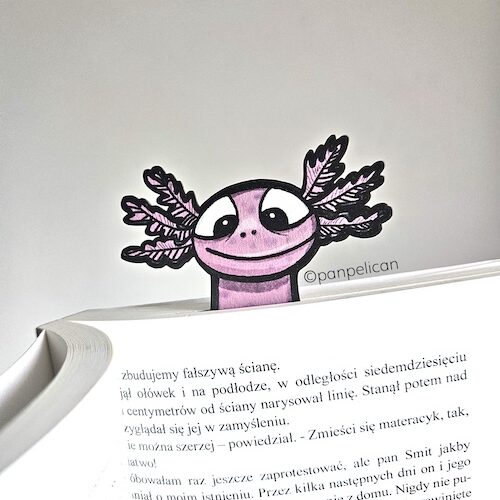 Zakładka do książki Aksolotl