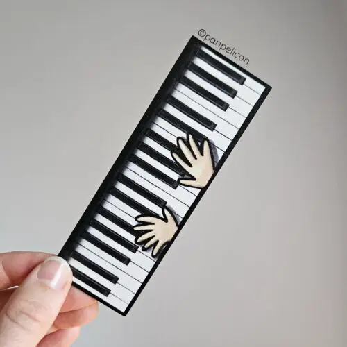 Zakładka do książki Pianino
