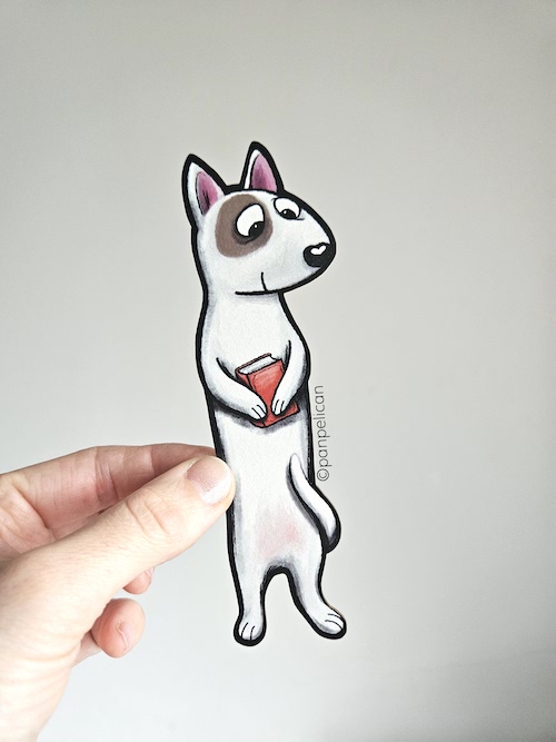 Zakładka do książki bulterier Pyrka - Image 2