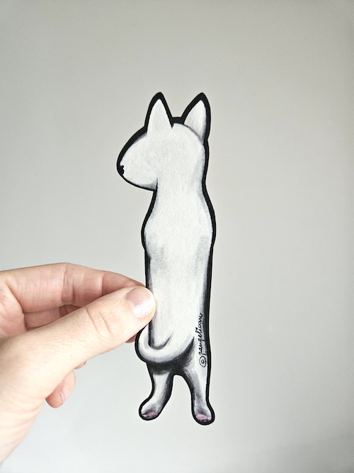 Zakładka do książki bulterier Pyrka - Image 3