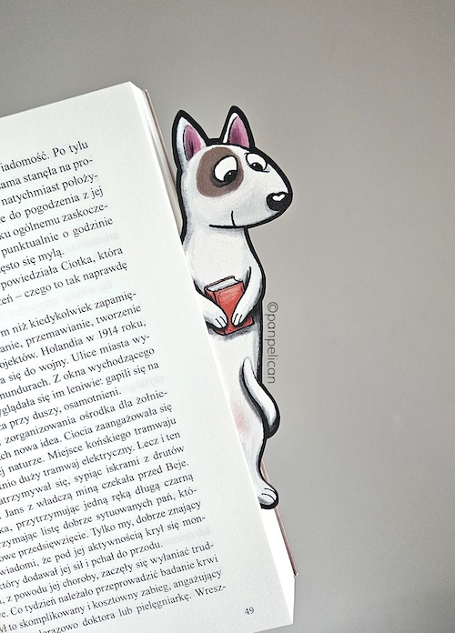 Zakładka do książki bulterier Pyrka - Image 8