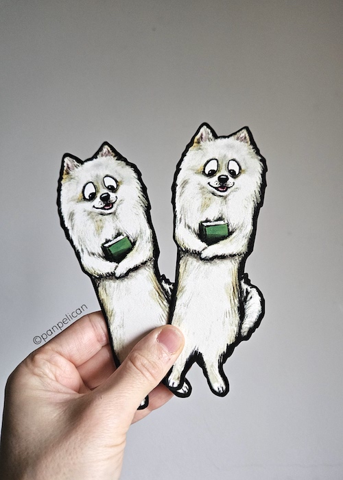 panpelican.pl-zakładka-samojed-Gustaw2-kopia