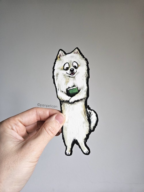 panpelican.pl-zakładka-samojed-Gustaw4-kopia