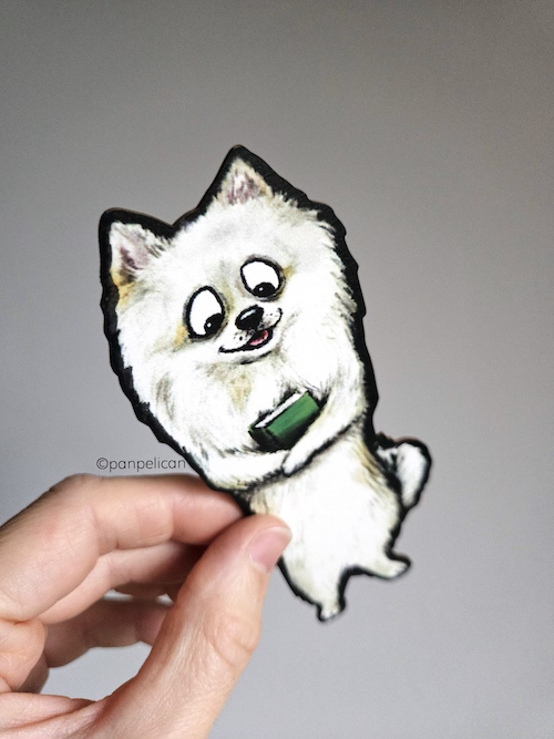 panpelican.pl-zakładka-samojed-Gustaw6-kopia