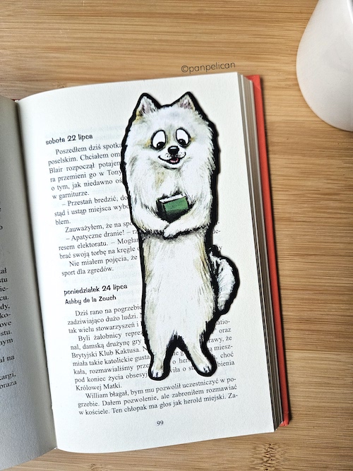 panpelican.pl-zakładka-samojed-Gustaw9-kopia