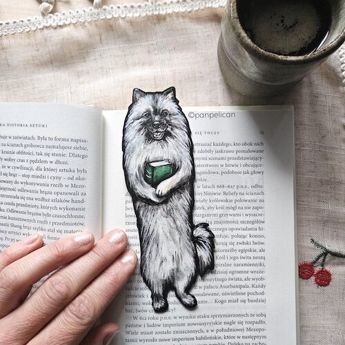 Zakładka do książki Szpic wilczy